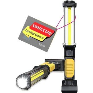 Rechargeable COB LED Work Light Magnetic Hands-Free